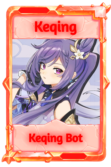 Keqing in the Brass frame morphed #FF0000 with Lighten