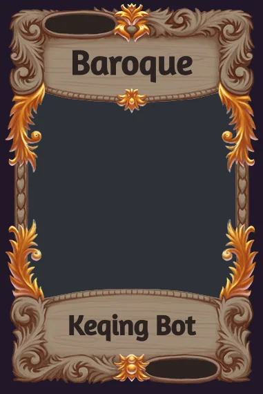 Baroque frame