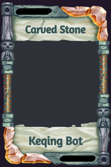 Carved Stone frame