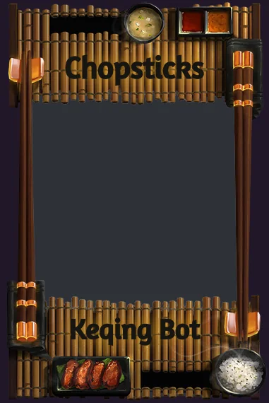 Chopsticks frame