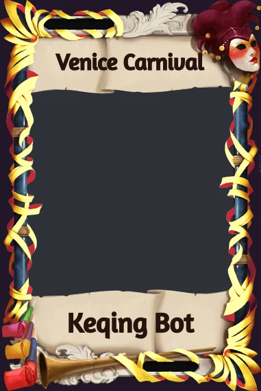 Venice Carnival frame