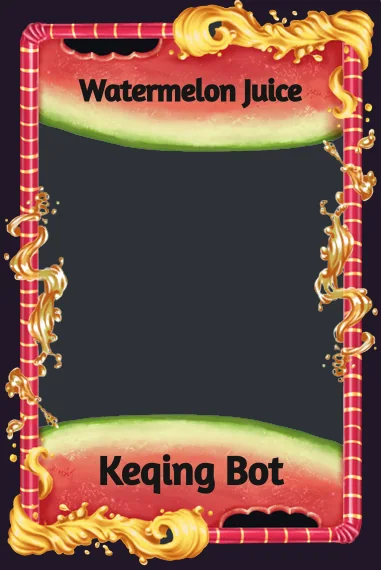 Watermelon Juice frame
