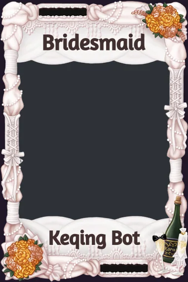 Bridesmaid frame