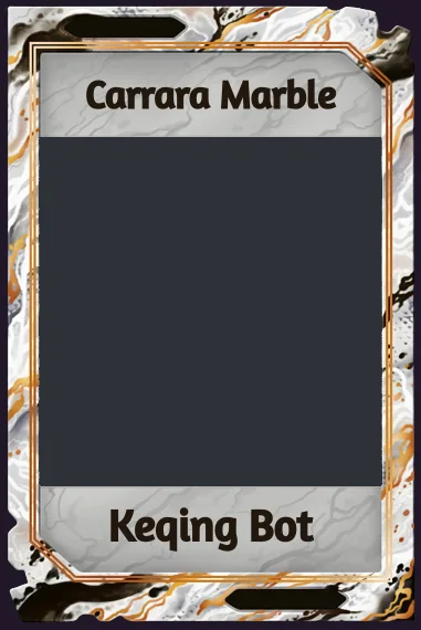 Carrara Marble frame