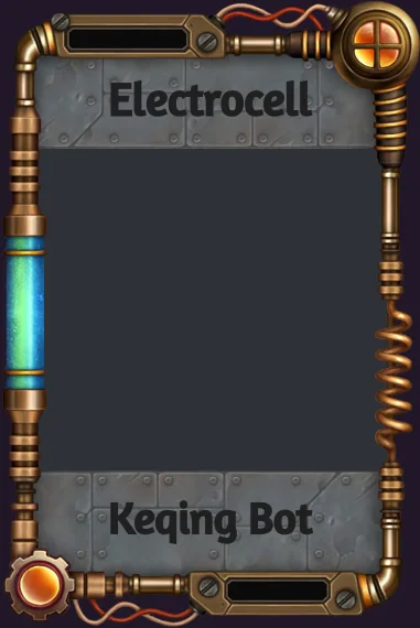 Electrocell frame