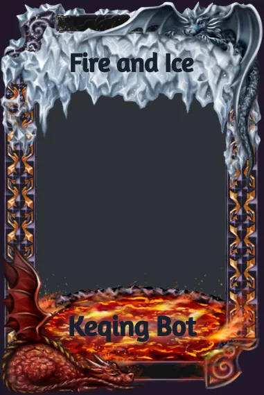 Fire and Ice frame