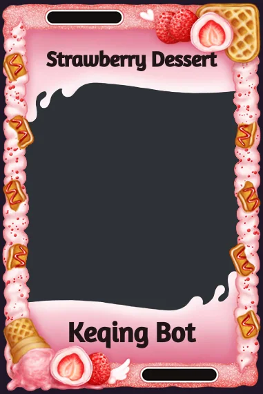 Strawberry Dessert frame