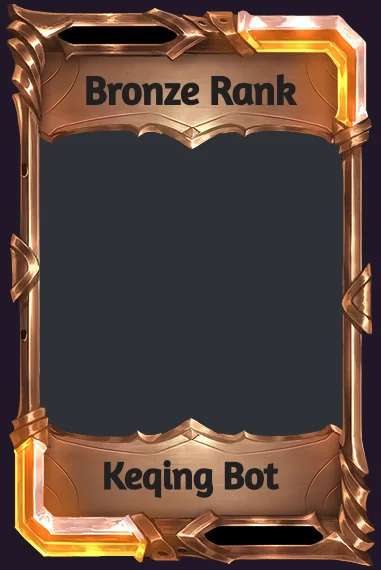 Bronze Rank frame