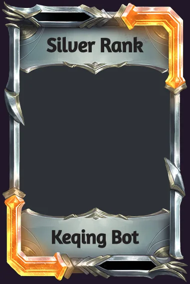 Silver Rank frame
