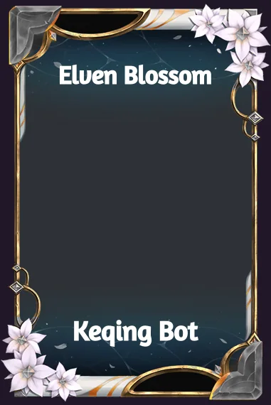 Elven Blossom frame