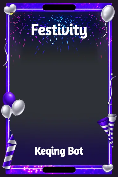 Festivity frame