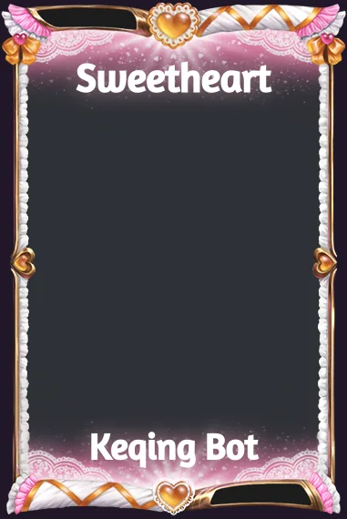 Sweetheart frame