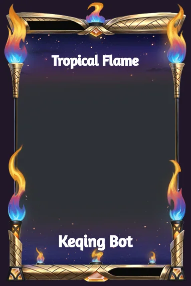 Tropical Flame frame