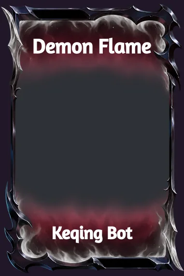 Demon Flame frame