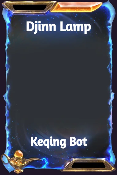 Djinn Lamp frame