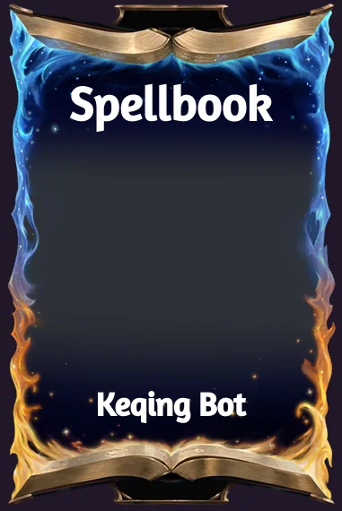 Spellbook frame
